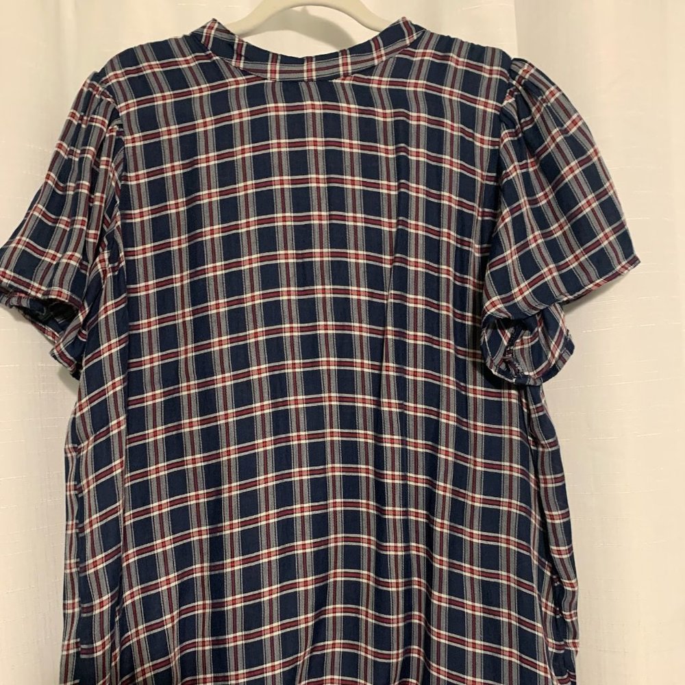 USA checkered shirt size small